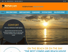 Tablet Screenshot of mypadre.com